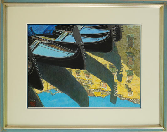 Ormeggio di gondole, Venezia