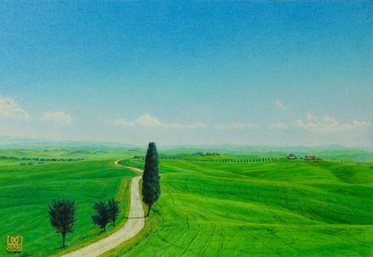 Strada di Corsano: Primavera in Toscana
