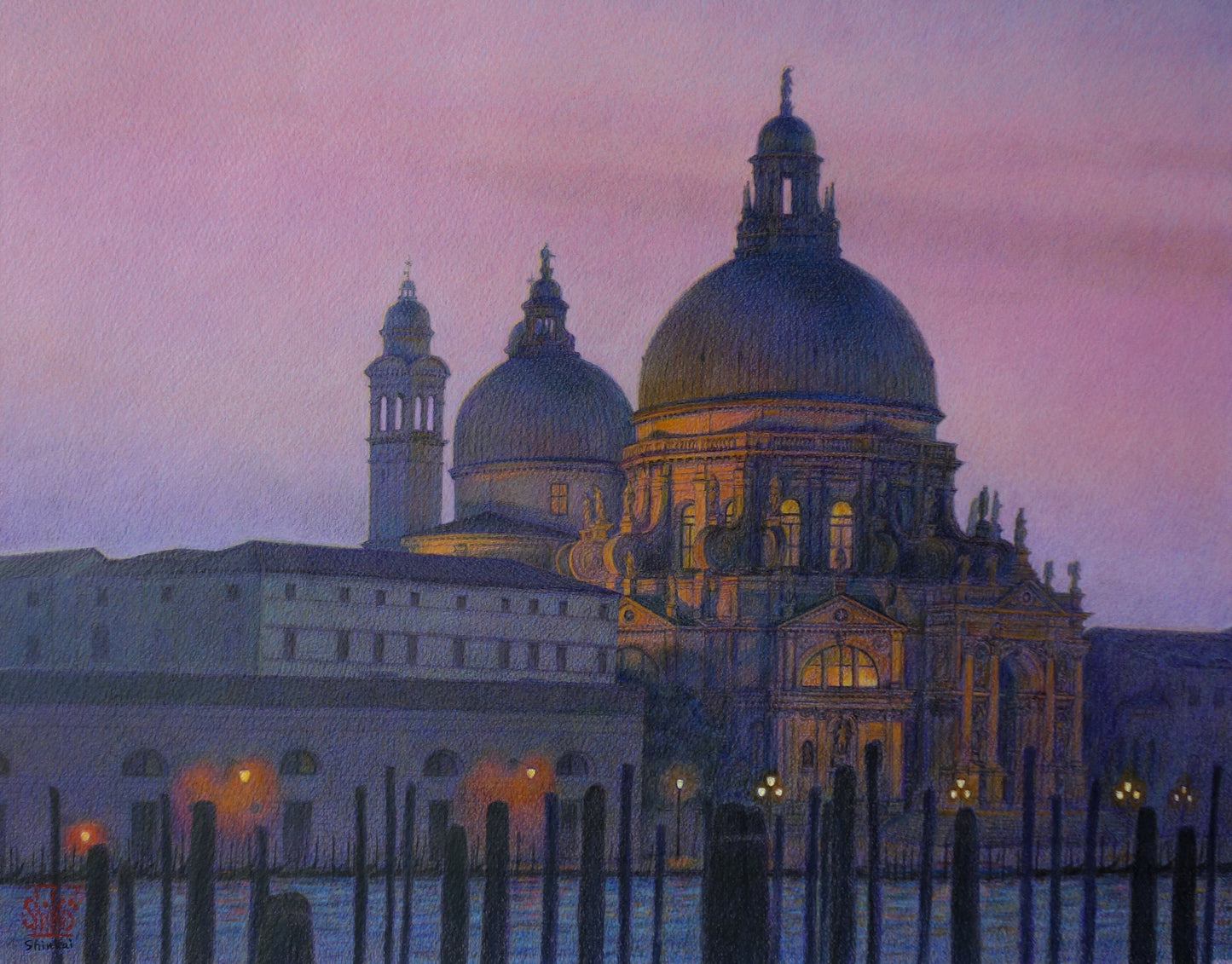 Crepuscolo a Venezia, Santa Maria della Salute