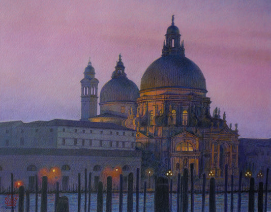 Crepuscolo a Venezia, Santa Maria della Salute