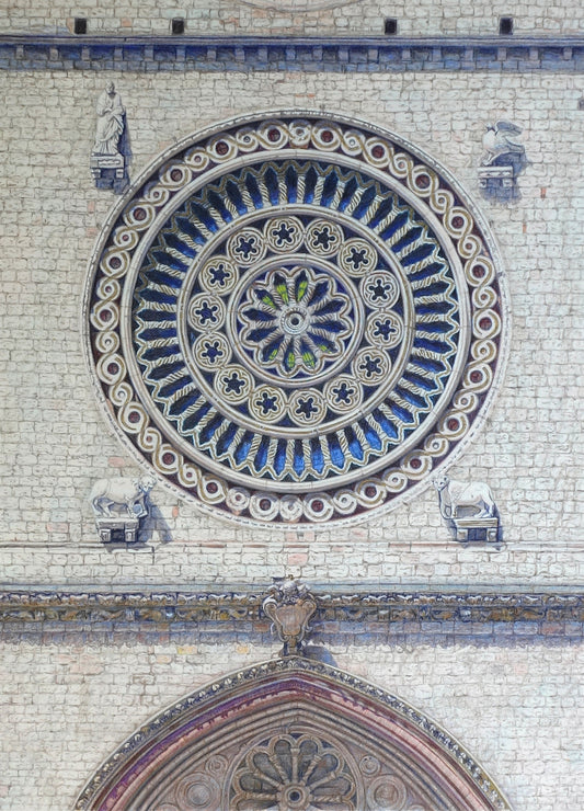 Rosone, Basilica di Assisi