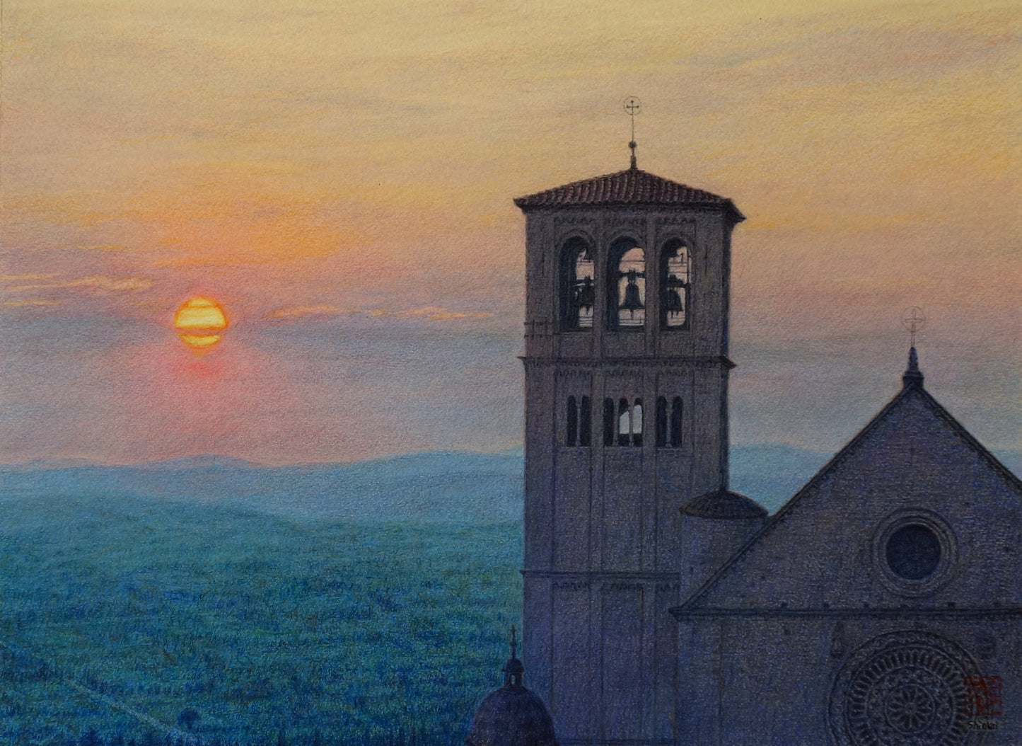 Assisi, sera di Primavera
