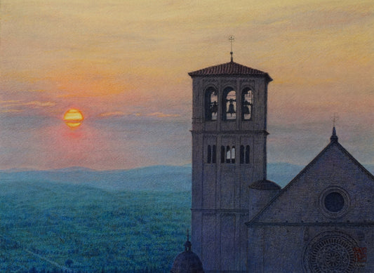 Assisi, sera di Primavera