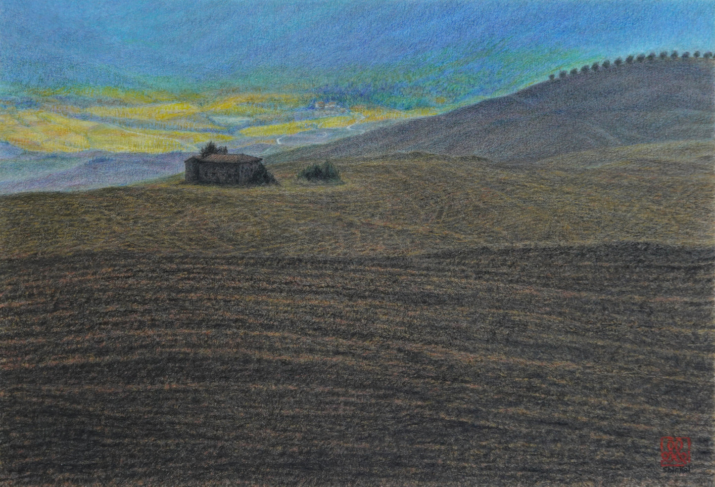 Sole autunnale - Pienza