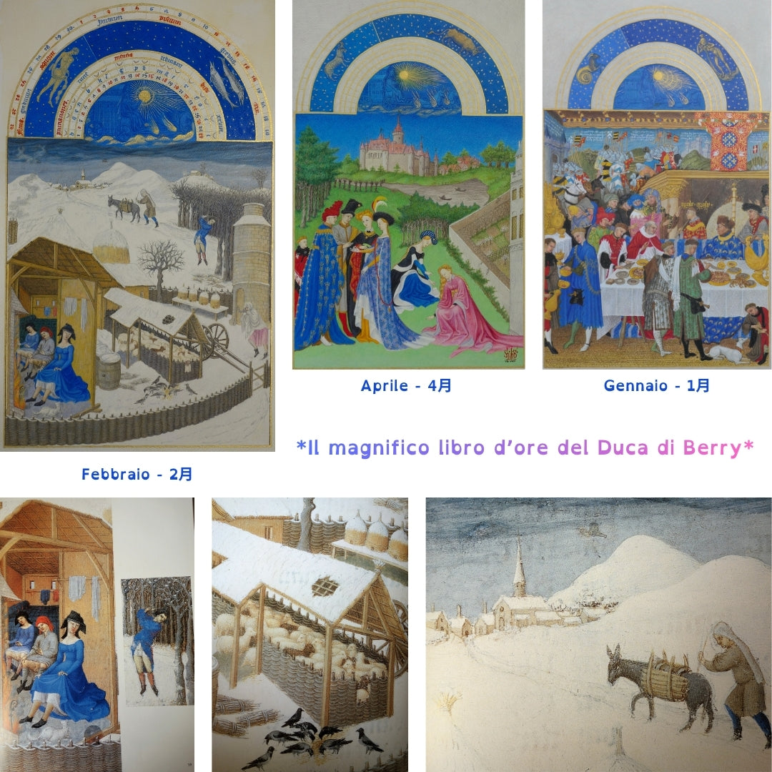 Très Riches Heures du Duc de Berry,   copia di febbraio