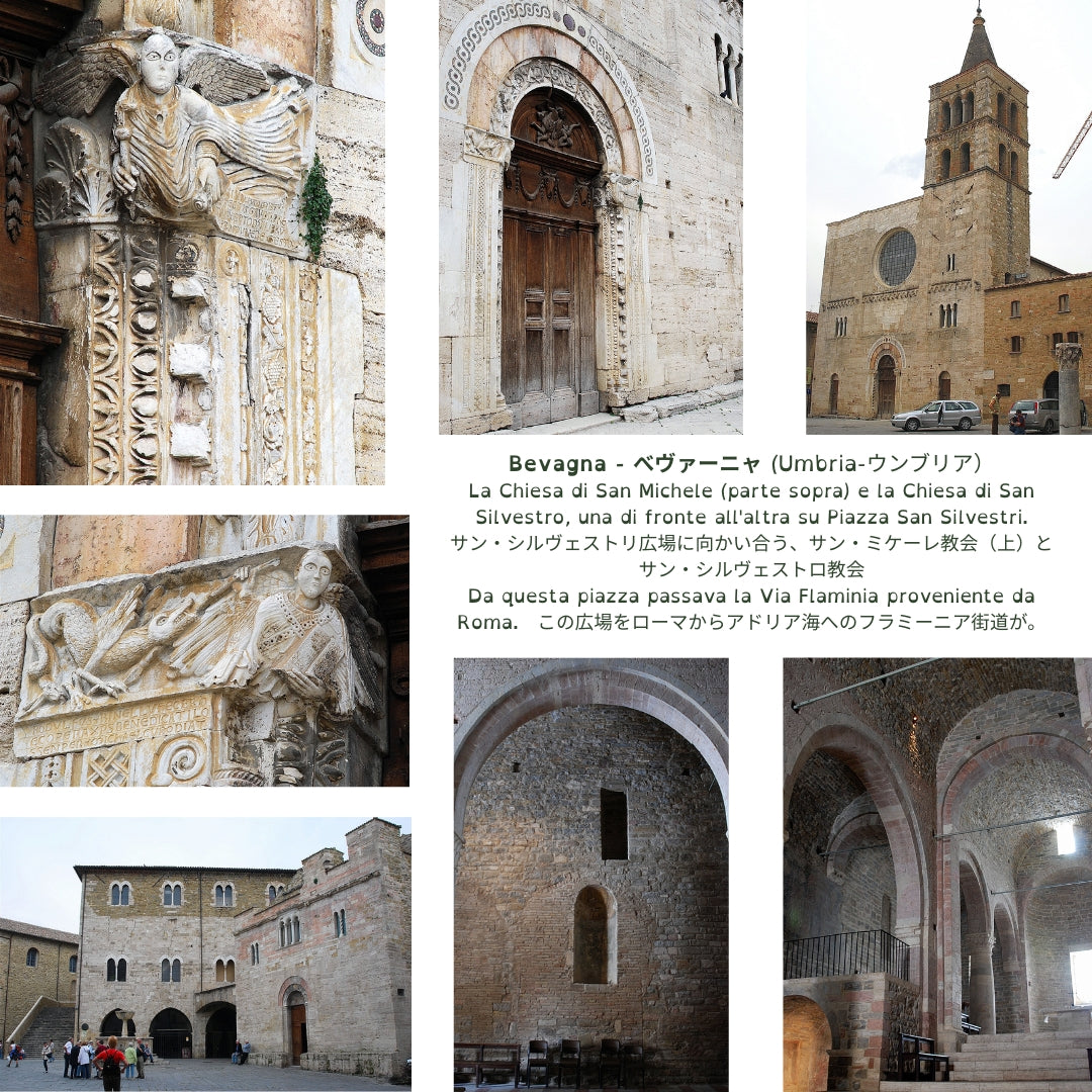 Arcangelo volante Michele, chiesa di San Michele, Bevagna Umbria